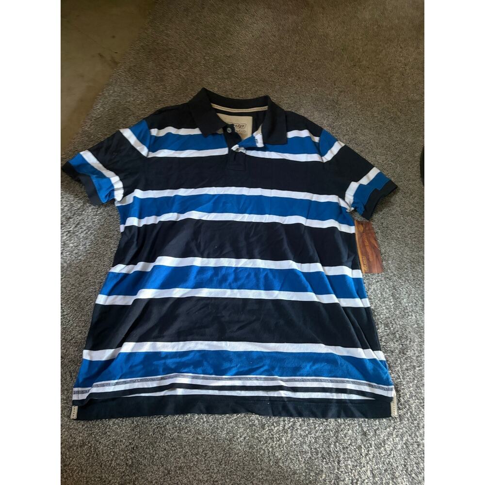 NWT Vintage Urban Pipeline mens xxl striped polo
